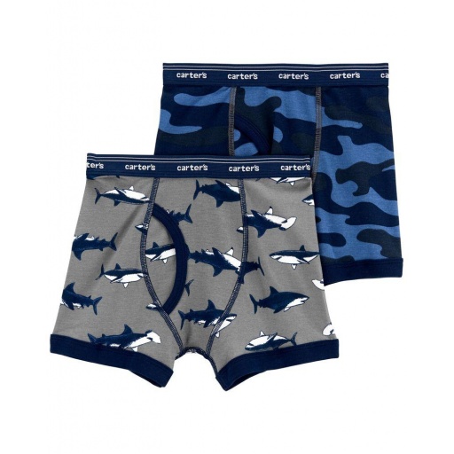 SET X2 BOXER ALGODON TIBURONES KID CARTERS 2/3