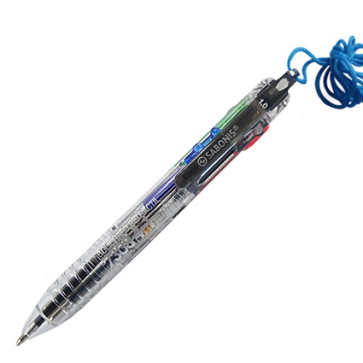 BOLIGRAFO 4 EN 1 COLORES RETRACTIL SABONIS 7308