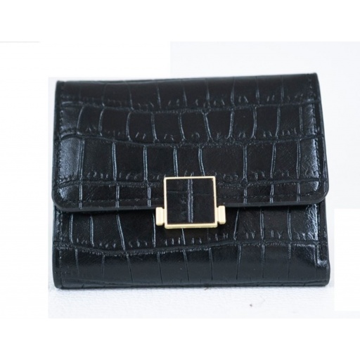 BILLETERA CROCO  NEGRO C231-7 2860268723176