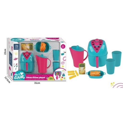 SET COCINA 7 PZAS FREIDORA JARRA 8802  6927188802087