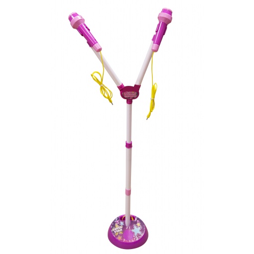 MICROFONO CON BASE KARAOKE