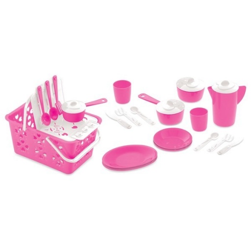 SET COCINA 19 PZAS CON CANASTO RED GB 55