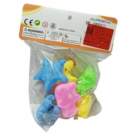 ANIMALES GOMA CHIFLE X 8 EN BOLSA 7905