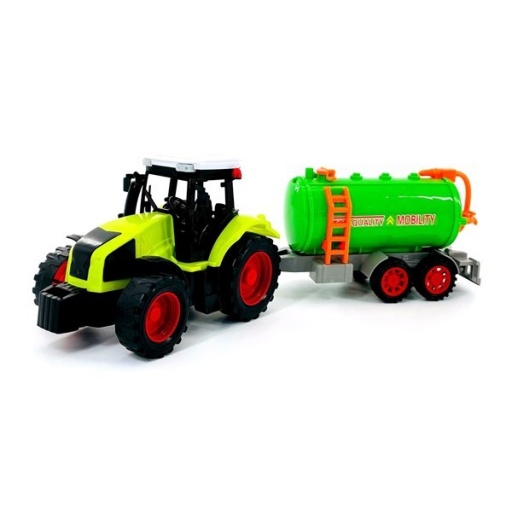 TRACTOR CON ZORRA Y TANQUE EN BURBUJA 7798