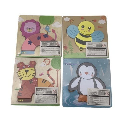 PUZZLE MADERA CH ANIMALES  0797