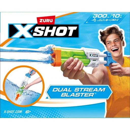 X-SHOT AGUA WARTARE DOBLE CAON PEQUEO