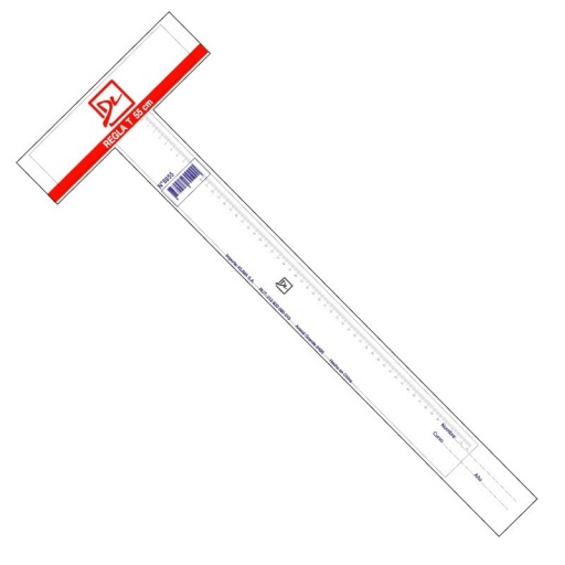 REGLA T PLASTICA 60CM