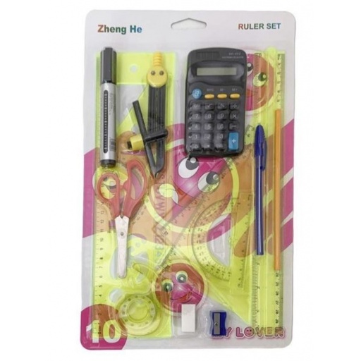 SET ESCOLAR 11 PIEZAS CALCULADO BC  1339