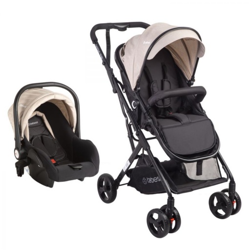 COCHE TRAVEL SYSTEM VOX BEBESIT BEIGE