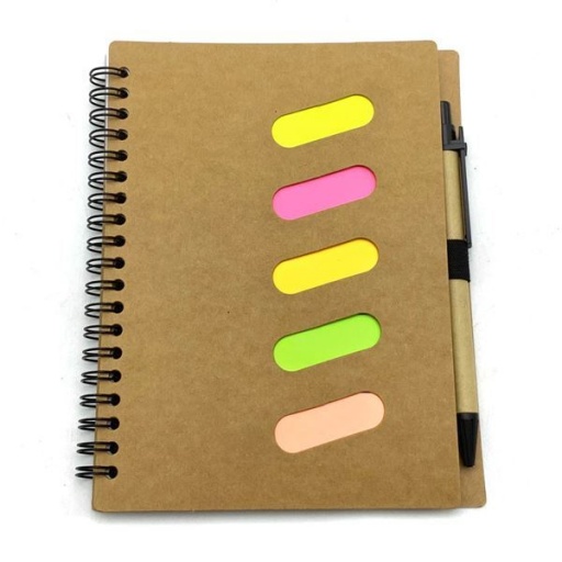 LIBRETA CON LAPICERA SEALADORES BOLSA 7340