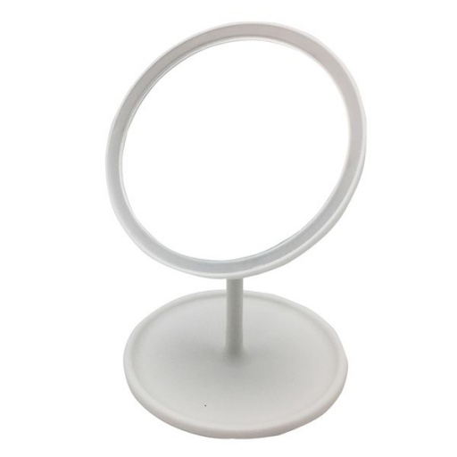 ESPEJO ARO CON LUZ CON PIE 18CM 28 LED RECARGABLE CON CABLE USB