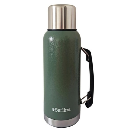 TERMO BERLINA 1L PICO CEBADOR MARTILLADO VERDE