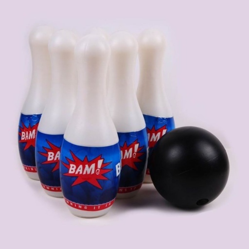 BOWLING 7 PIEZAS PLASTICO GRANDE 0141