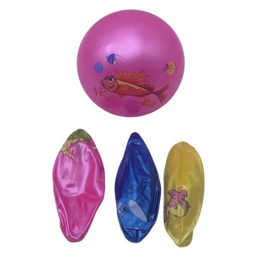 PELOTA GOMA CON DISEO 0784