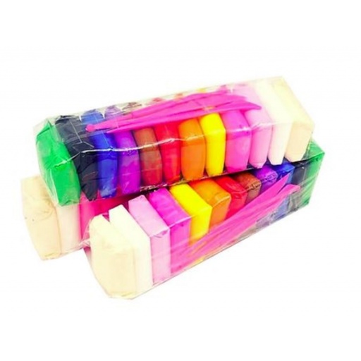 MASA PARA MODELAR SOFT X12 8G COLORES CHICA