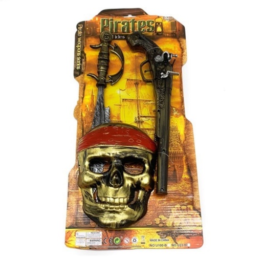 SET PIRATA 3 PZAS CARTON 9340