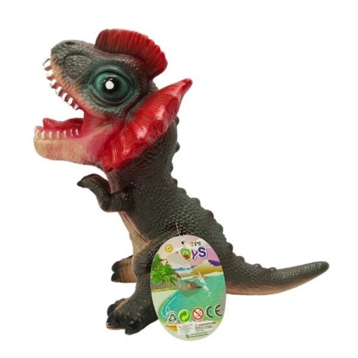 DINOSAURIO GOMA CON SONIDO DILOFOSAURIO 6905