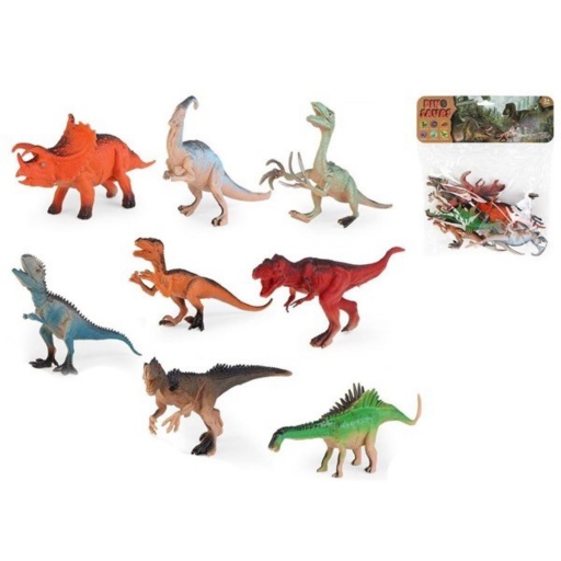 DINOSAURIOS X8 EN BOLSA 7730