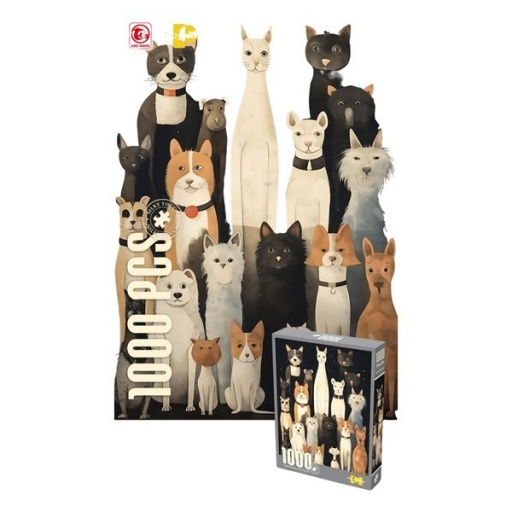 PUZZLE 100 PZAS ANIMALES 70X50CM 8565