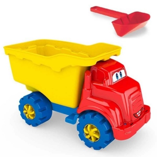 CAMION CON VOLCADORA PALA RUEDAS LIBRES GB177