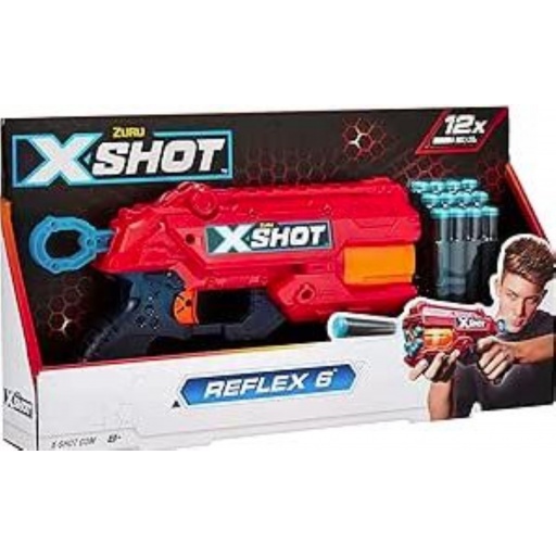 ARMA X-SHOT EXCEL REFLEX 6 CON 12 DARDOS