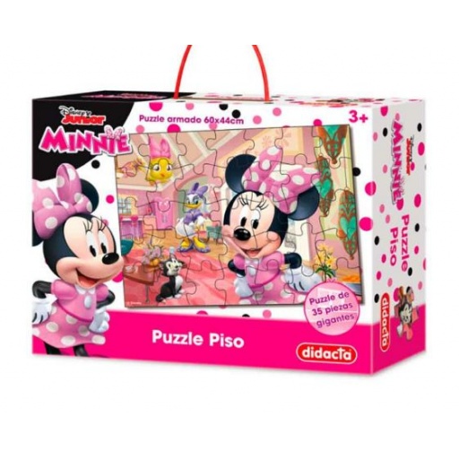 DIDACTA PUZZLE PISO MINNIE 35 PIEZAS