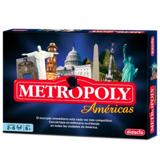 JUEGO DE MESA METROPOLY AMERICAS DIDACTA