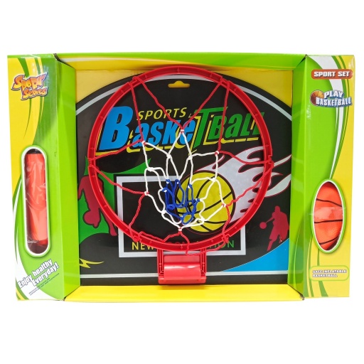TABLERO BASKET CON PELOTA PLASTIC