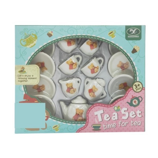 JUEGO DE TE SIMIL PORCELANA 17PCS 9327