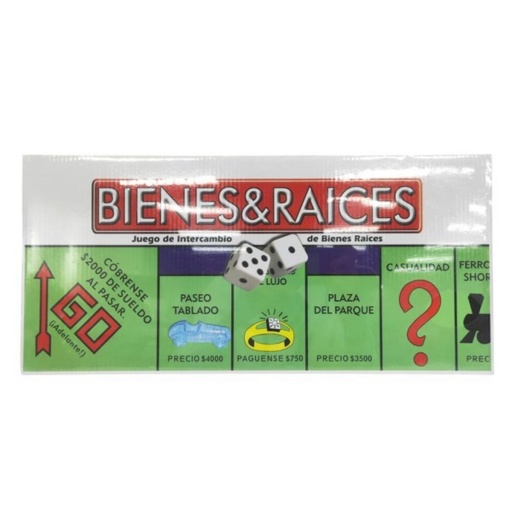 JUEGO DE MESA BIENES RAICES CAJA 9283