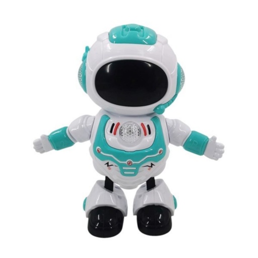 ROBOT CON LUZ SON MOV 3AA EN CAJA 2488