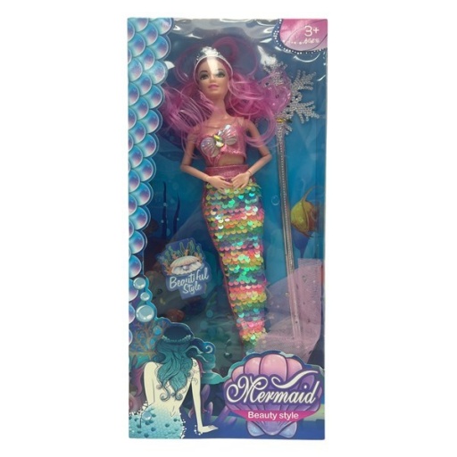 MUECA SIRENA CON ACC CAJA   9227
