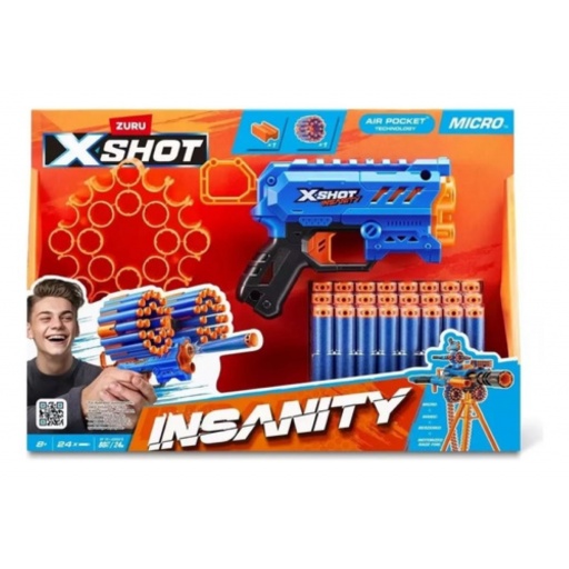 X SHOT INSANITY MICRO CON  24 DARDOS
