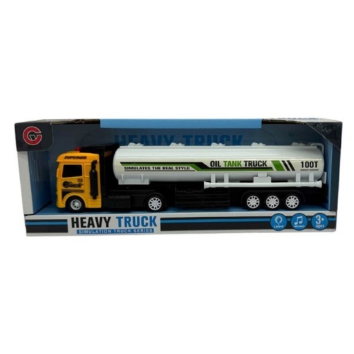 CAMION CON TANQUE CON LUZ Y SON CAJA 9189