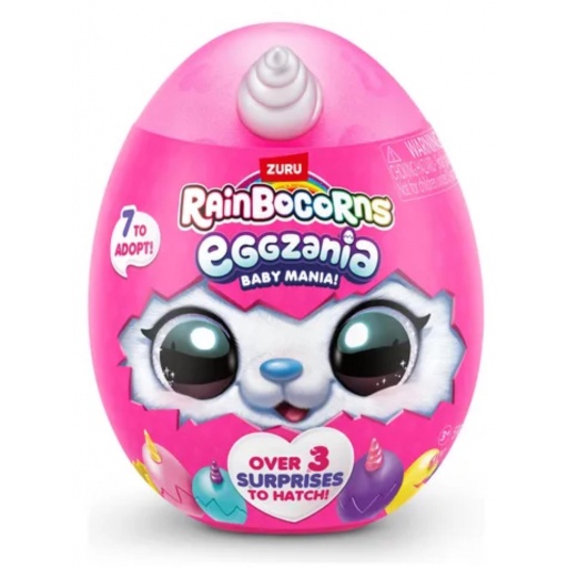 RAINBOCORNS EGGZANIAMINI PELUCHE 3 SORPRESAS