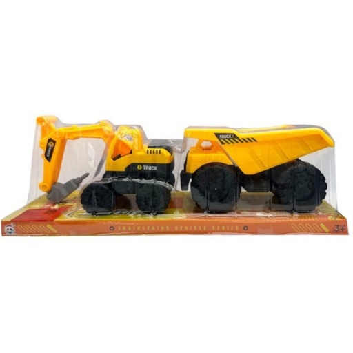 CAMION Y PALA EXCAVADORA EN BURBUJA 9284