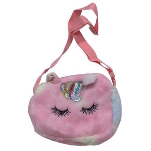 CARTERA INFANTIL PELUCHE UNICORNIO 2426
