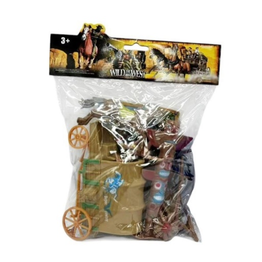 INDIOS Y COWBOYS CON ACCS EN BOLSA  9382