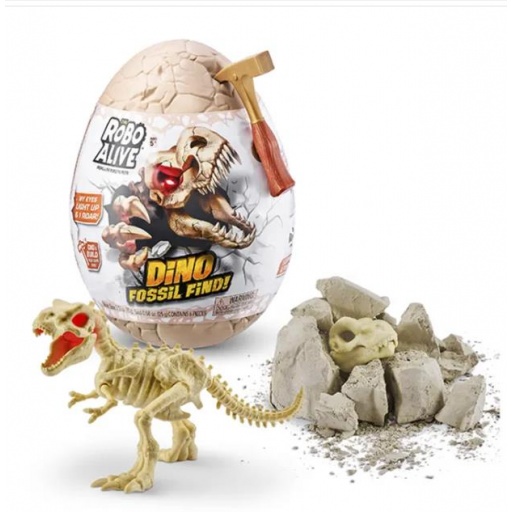 ROBO ALIVE HUEVO DINO FOSIL MINI C