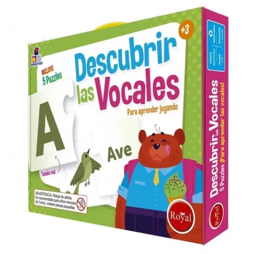 ROYAL DESCUBRIR VOCALES Y NUMERO  7730529379723