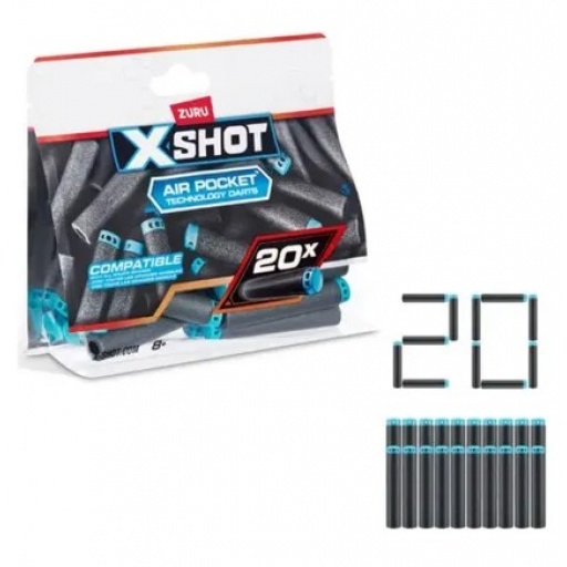 X SHOT EXCEL DARDOS PACK 20