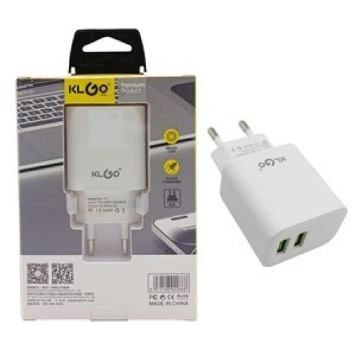 CARGADOR 2 ENTRADAS USB KG KC11 1858