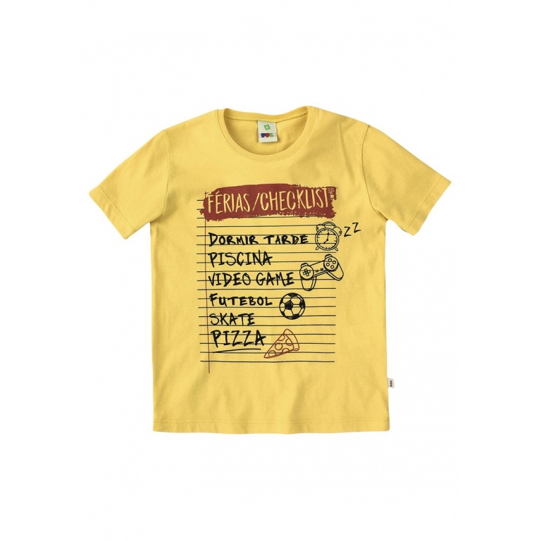 CAMISETA VARON PUC  T2 - AMARILLO