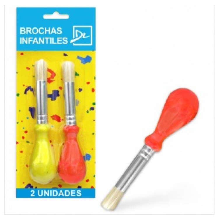BROCHA INFANTIL CON MANGO