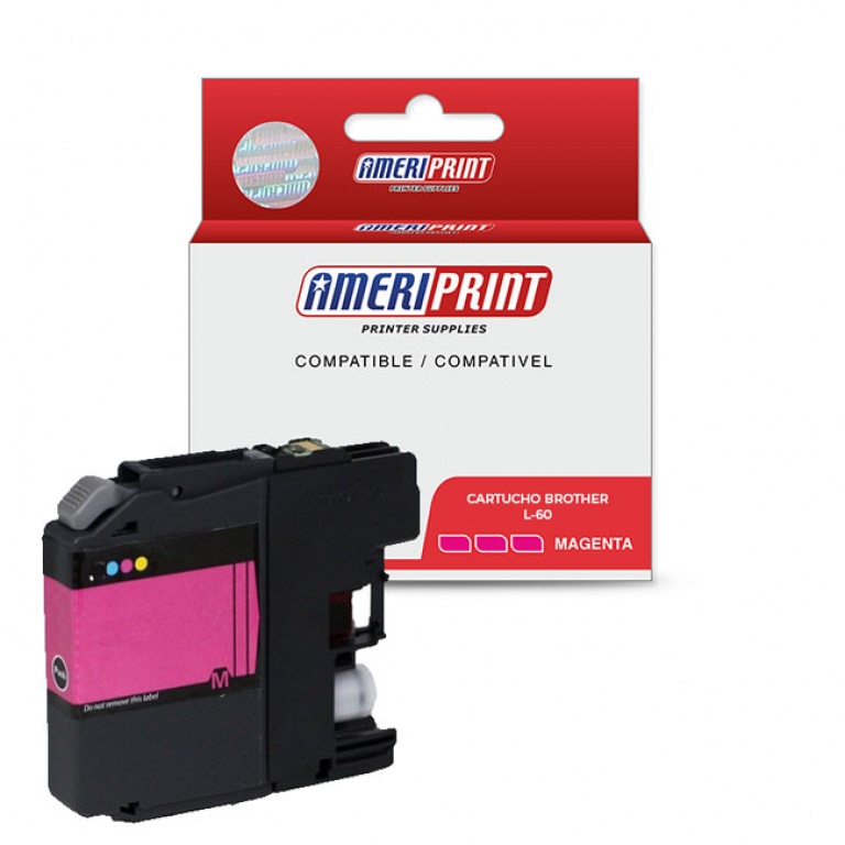 Ameriprint Comp Cartucho Brother LC39/LC60/985 Magenta