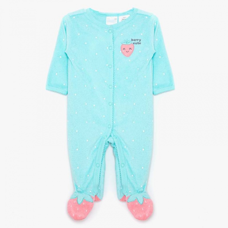 ENTERITO  CARTERS TOWEL PLUSH BERRY  6M