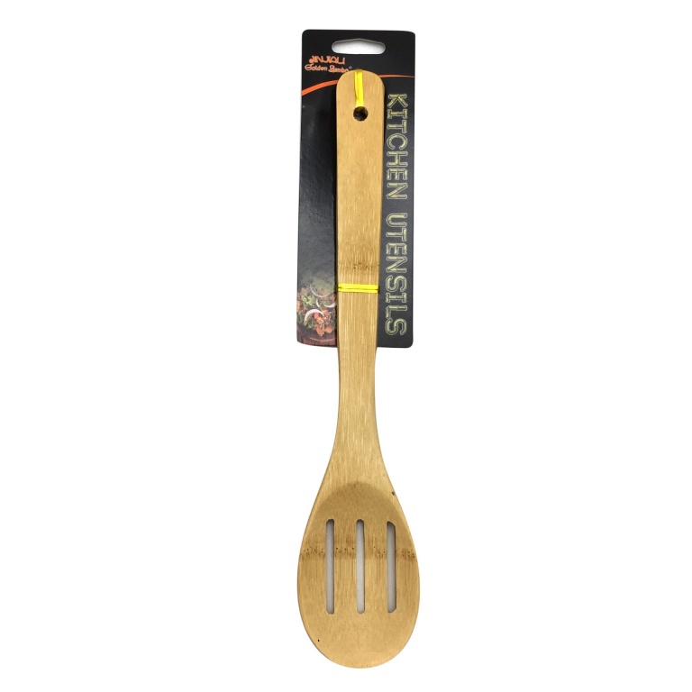 CUCHARA MADERA CON HUECOS CARTON