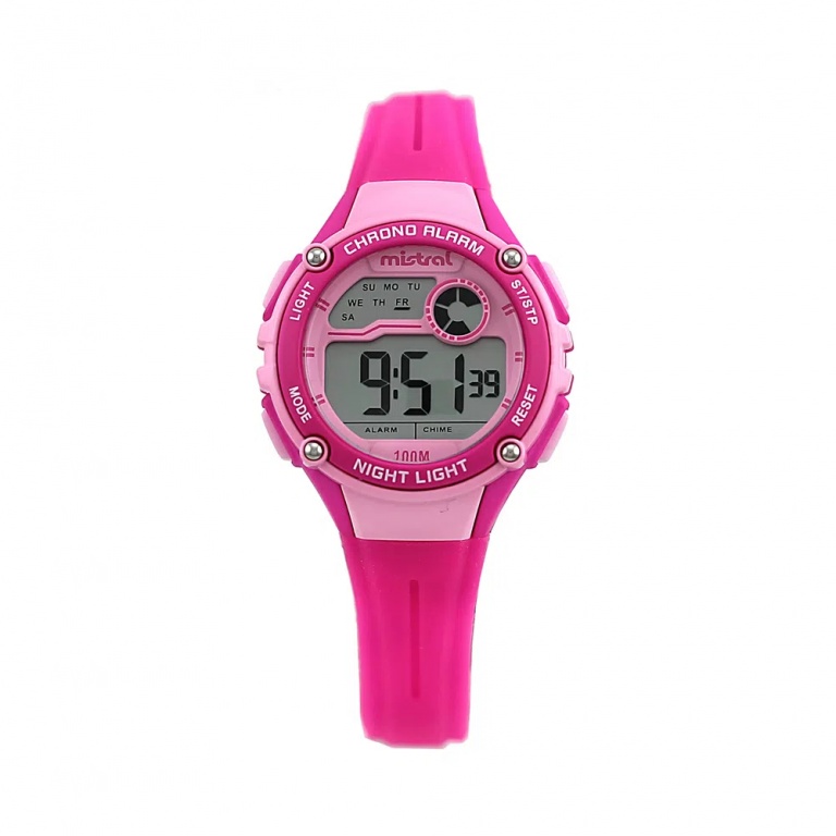 RELOJ MISTRAL DIGITAL ROSA  LDXIT04