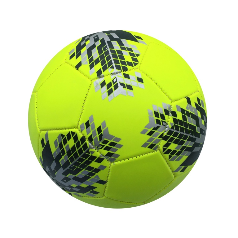 PELOTA DE FUTBOL N5 COSIDA FLUO