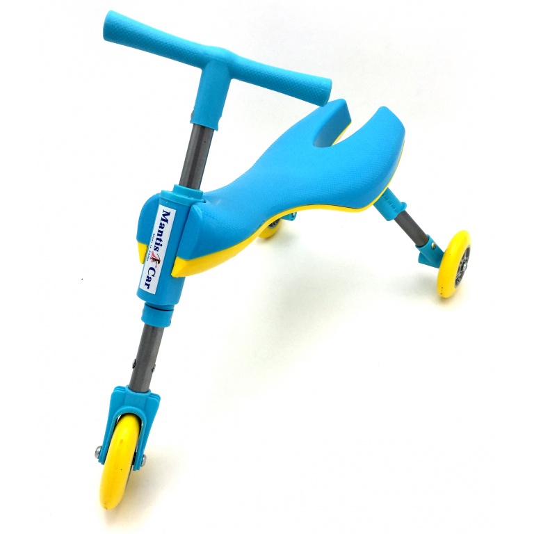 TRICICLO PLEGABLE SIN PEDALES CELESTE